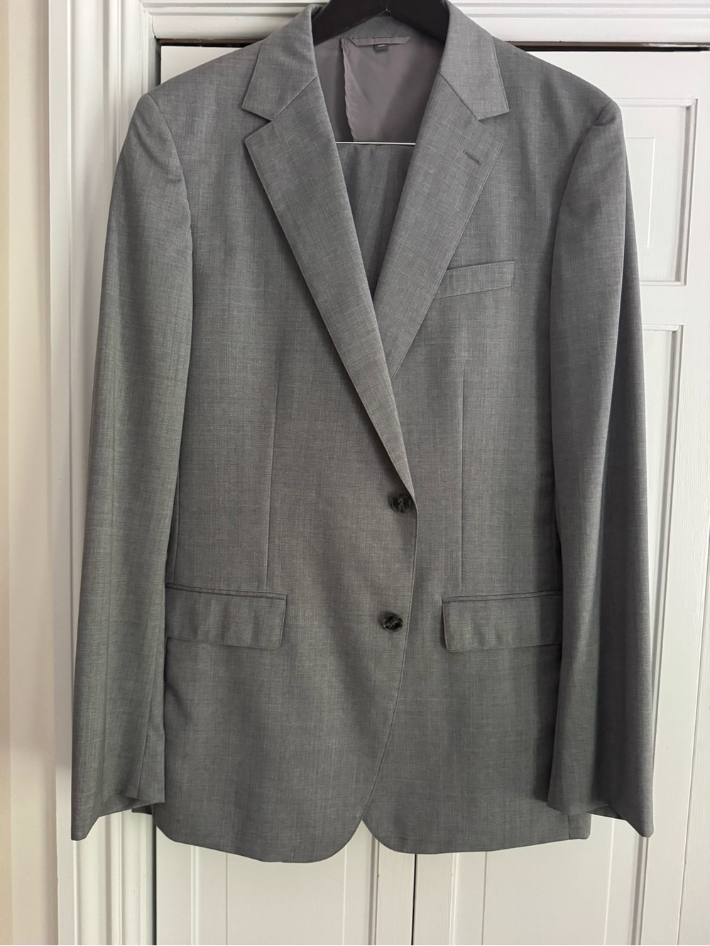 Bonobos Men's Grey Two-Button Suit